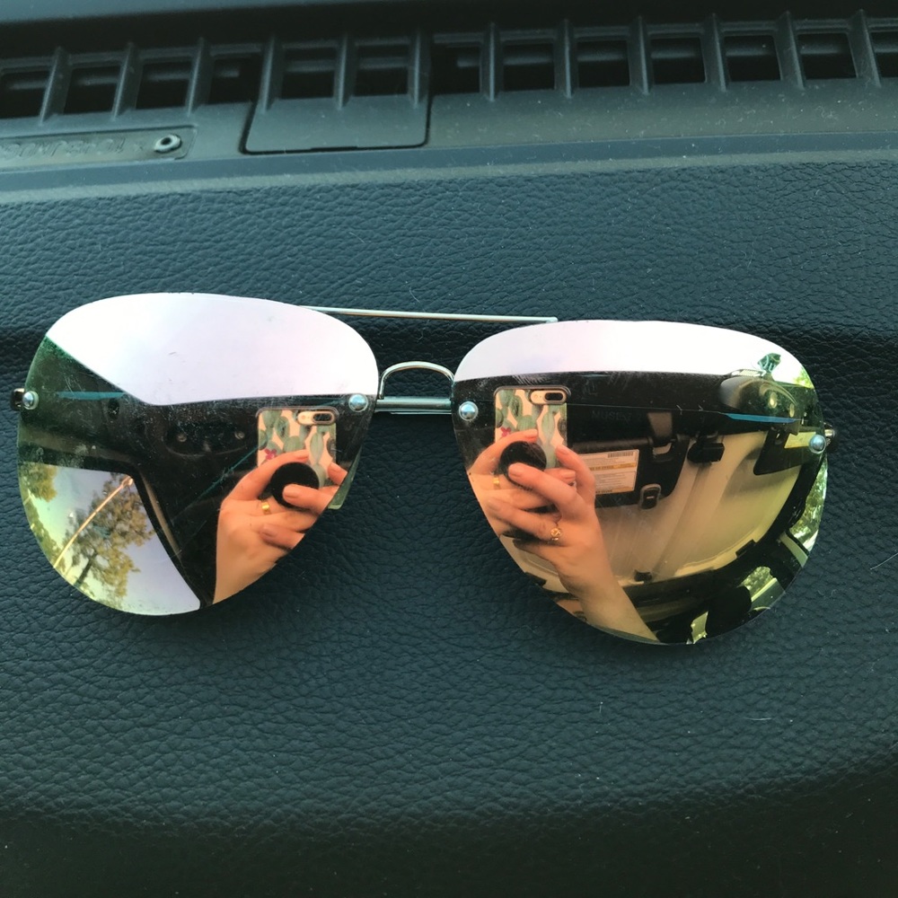 Quay reflective sunglasses